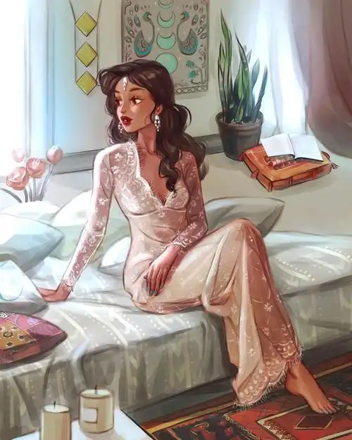 迪士尼公主的现代生活,乐佩公主仍然留长发,这位公主你认识吗?