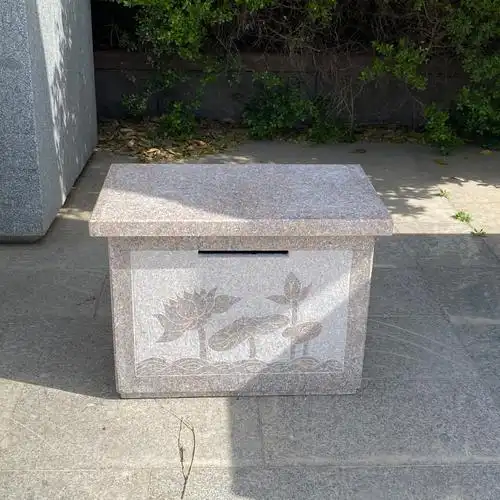 石材厂家 石雕爱心箱意见投递箱花箱 一件代发寺庙装饰摆件可定制