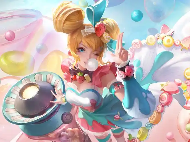 《王者荣耀》孙尚香水果甜心皮肤海报_叁乔居-站酷zcool