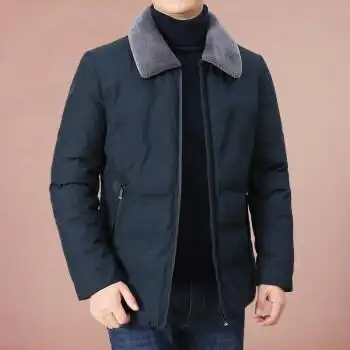 冬季大码宽松翻领棉衣男士时尚休闲秋冬装棉服外套保暖加厚棉袄潮宝