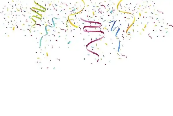 生日庆祝撒花素材