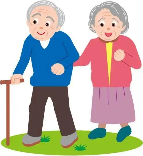 老爷爷简笔画老奶奶