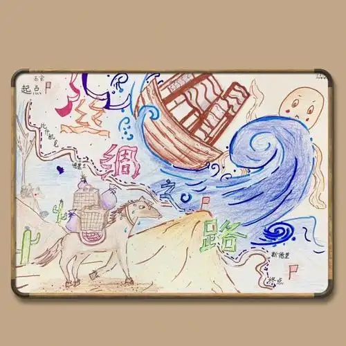 79岁丝绸之路细节充满童趣美育分享