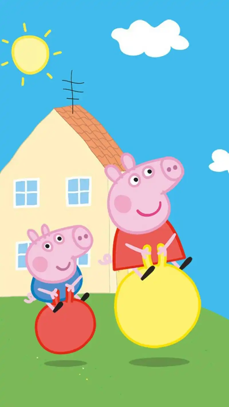 小猪佩奇卡通手机壁纸图片