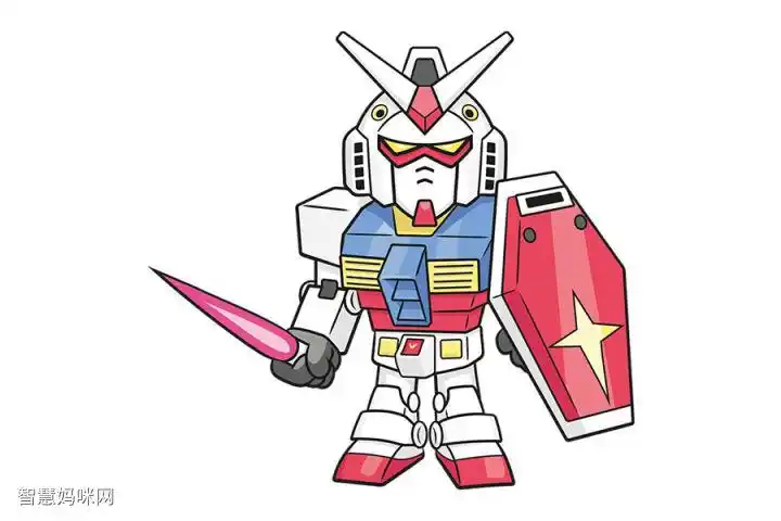 如何画赤壁sd高达-图10