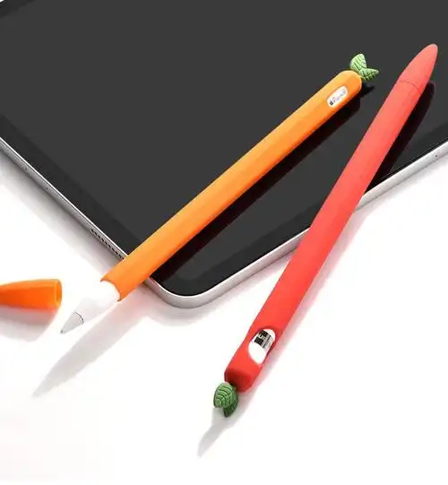 简宿苹果笔套applepencil保护套ipad一代二代笔尖保护壳硅胶卡通可爱2
