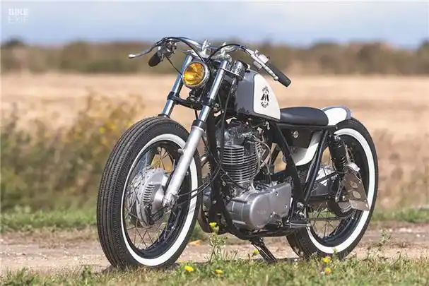 yamahasr400复古摩托车改装