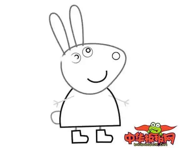 小兔瑞贝卡怎么画,小兔瑞贝卡简笔画教程