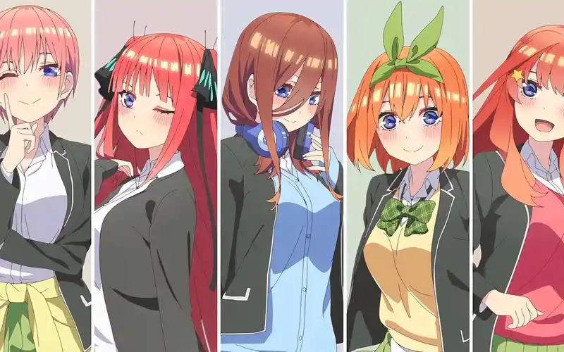 【4k 60fps hi-res无损】 五等分的新娘 第二季 op | go-toubun no