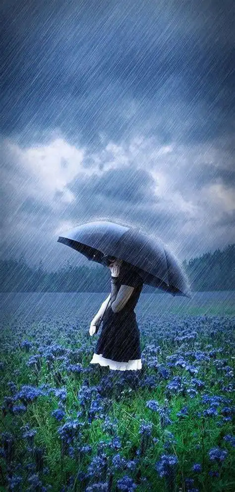 一个人在雨中图片伤感_唯美意境伤感图片 - 伤感说说吧