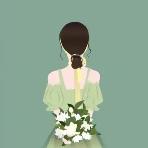 手绘淡雅情侣头像 手绘头像图片大全 -【爱个性】