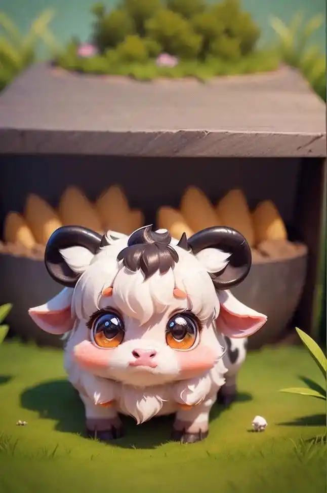 萌萌哒小牛吼.#热门 #十二生肖 #可爱头像#丑牛 - 抖音