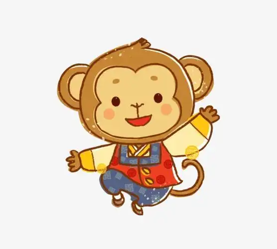 可爱卡通猴子头像图片