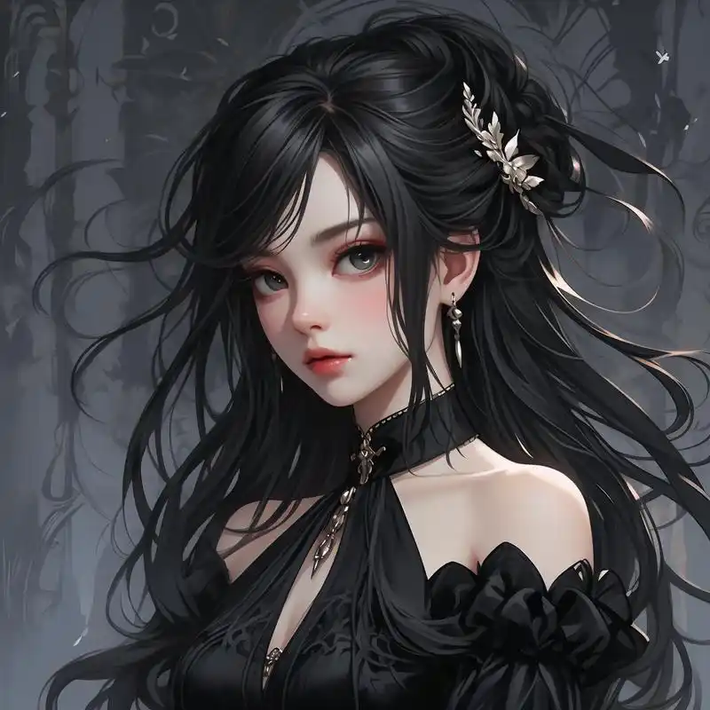 94高冷黑暗系女生头像92