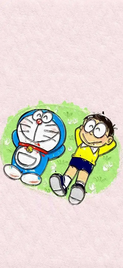 你喜欢的蓝胖子竖屏手机壁纸__财经头条