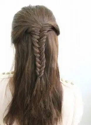 高级的五股辫子,编发教程很是容易,长发的你动手试一下吧