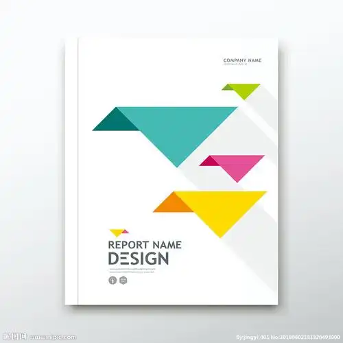 几何抽象简约封面设计图片