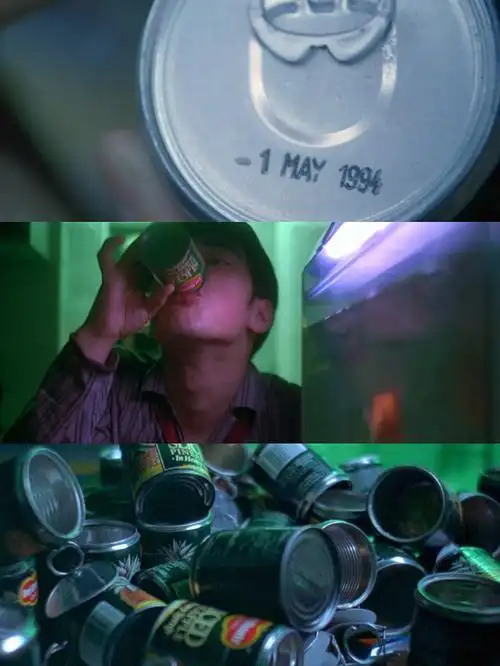 《重庆森林》,何志武吃掉了所有即将过期的凤梨罐头,成为名副其誓的