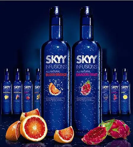 蓝天(深蓝)伏特加柑橘味(skyy vodka)