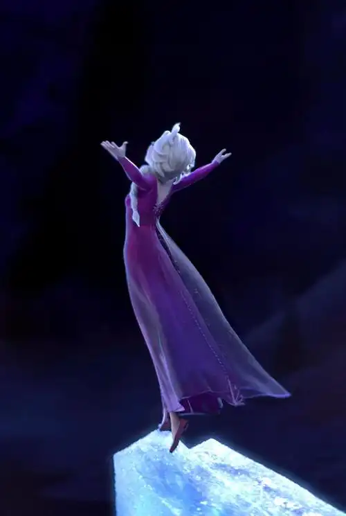 美美美迪士尼一姐冰雪奇缘2艾莎女王特写超清手机壁纸大图