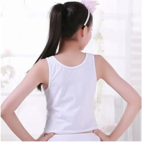 8-16岁女童儿童抹胸中小学女孩校服打底背心少女发育内衣
