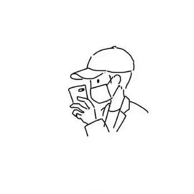 简笔画头像男生呆萌搞怪头像简笔画快手情侣头像购客卡通q版黑白线条