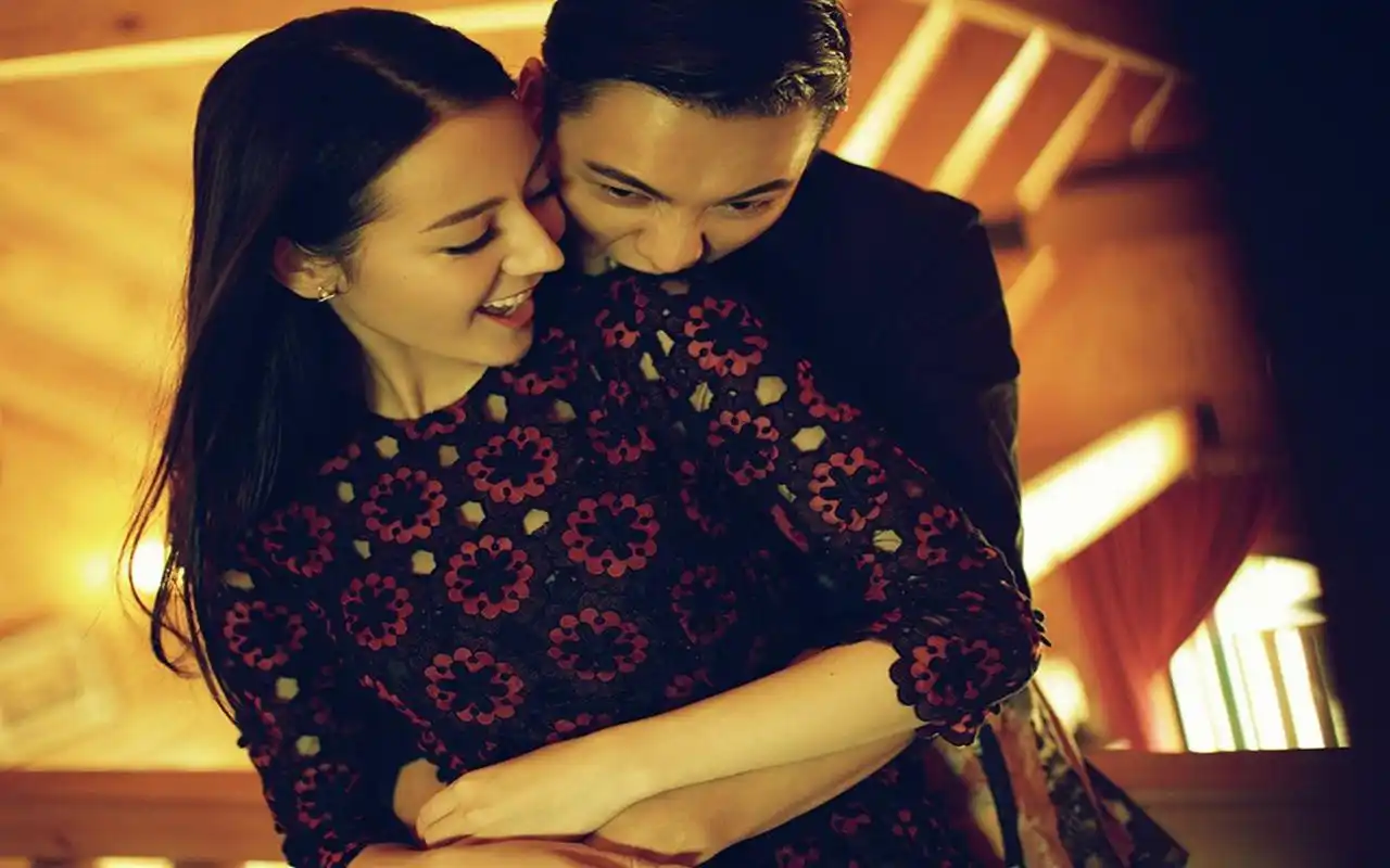 迪丽热巴与陈伟霆写真电脑桌面壁纸下载