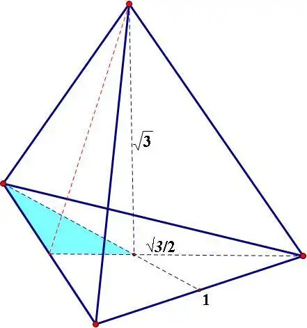 第3题已知三棱锥的底面是边长为1的正三角形,其正视图与俯视图如图