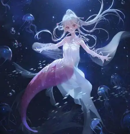 水瓶座美人鱼样子