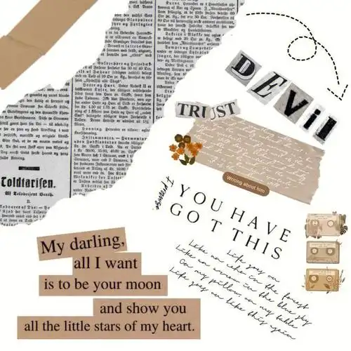 手账sketchbook拼贴①②复古纸类素材包