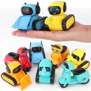 流行卡通儿童迷你q模型拉回压铸车1:64摩托车金属汽车玩具