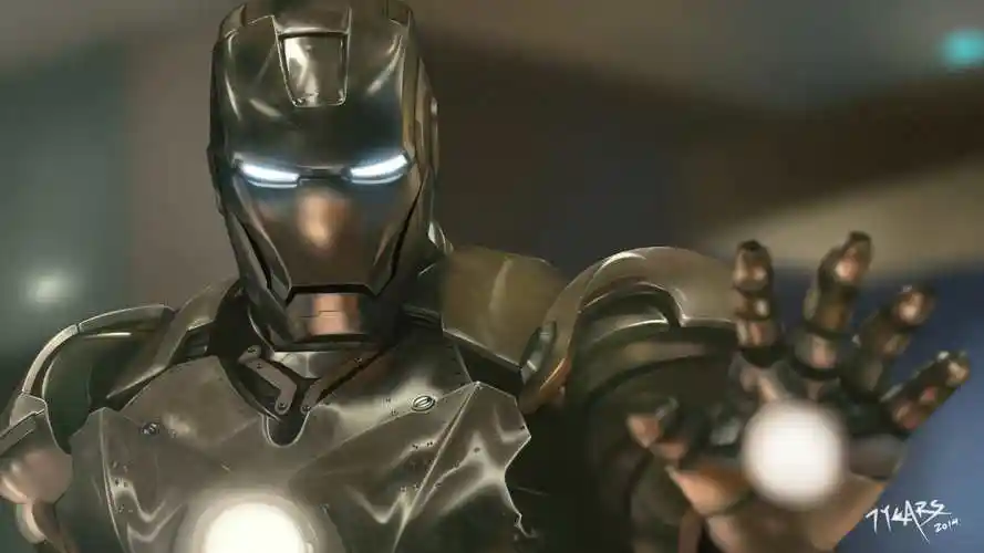 无脑绘画练习,钢铁侠