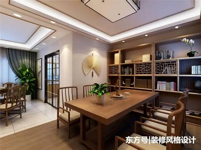 新中式风别墅案例装修图,儒雅,大气,有中国风味道!