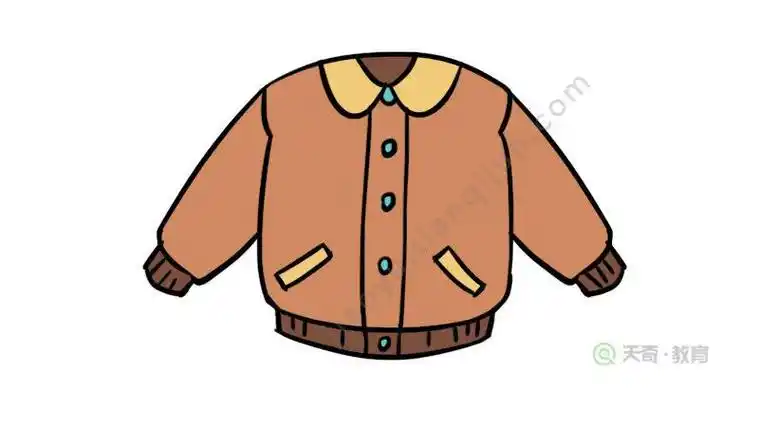 怎么画彩色简笔画漂亮的衣服