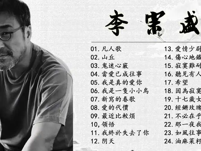【李宗盛】经典好听的高品质音乐合集