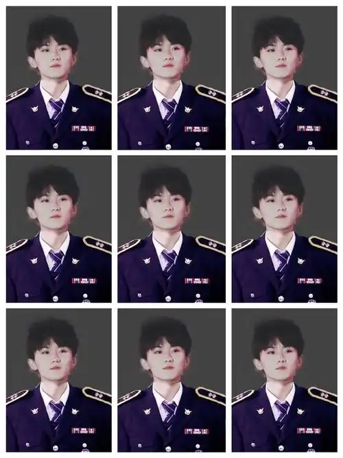 时代少年团分享200728时代少年团警服医生照确认过眼神是军阀本阀了