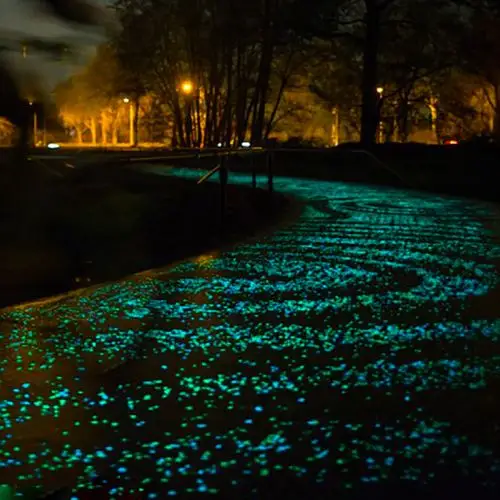 小区夜光跑道施工,夜光跑道怎么做,荧光跑道铺设方法