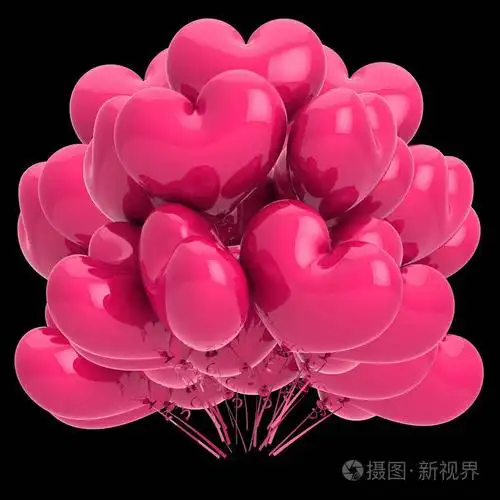 氦气球束.生日, 婚礼, 婚姻装饰浪漫.事件, 庆祝标志.