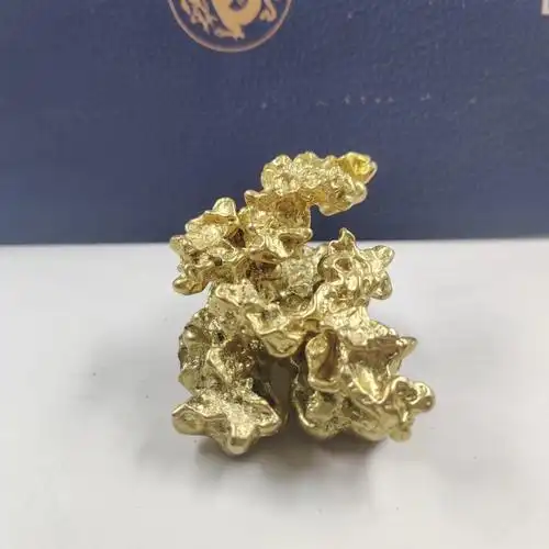 天然狗头金新疆阿尔泰金陨石摆件吊附手把件小金块