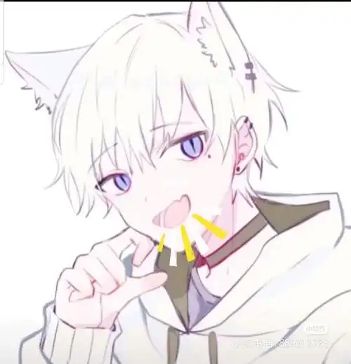 小狼狗的头像二次元