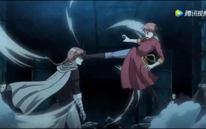 银魂 神威与神乐兄妹俩感情深厚