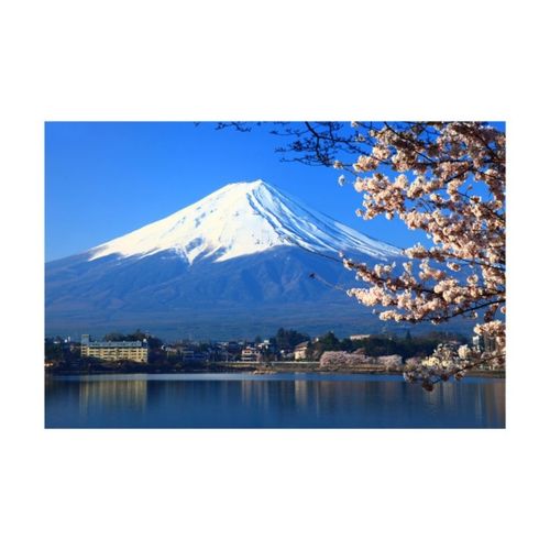 日本风景画富士山海报制作客厅房间贴画墙画032