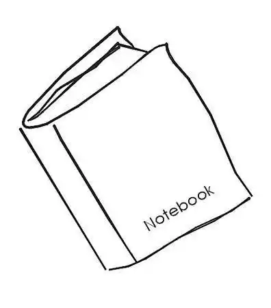 最新笔记本简笔画作品 笔记本简笔画彩色