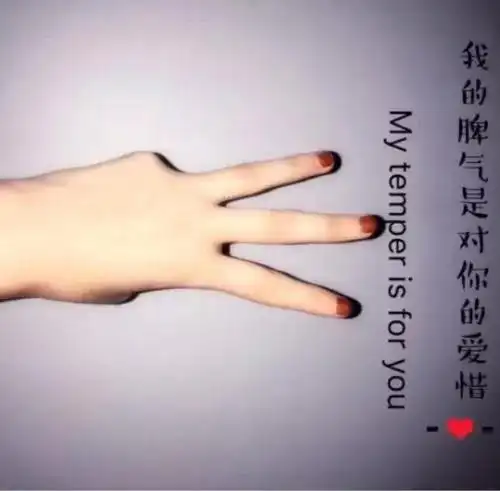 表白手势表情包