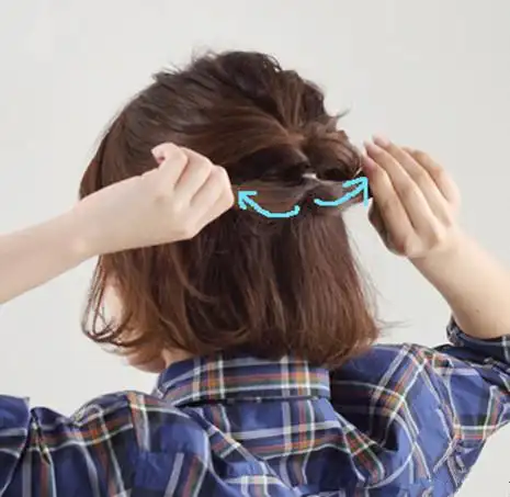 中短卷发怎样扎好看小心思扎发带来大惊喜