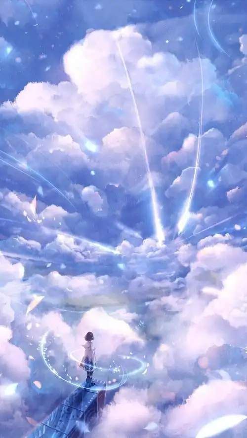 天空5分钟学会画背景教你简单动漫天空背景画法教程壁纸 动漫 天空