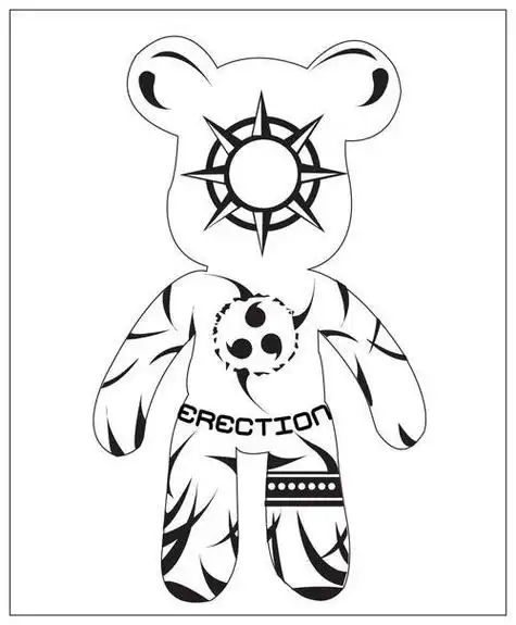 权志龙暴力熊简笔画