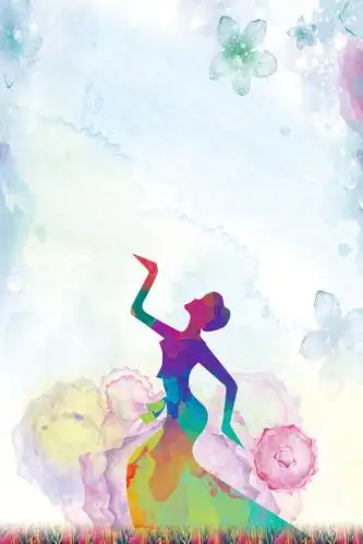 少数民族舞 民族舞招贴 舞蹈, psd源文件, 民族舞培训, 150ppi背景