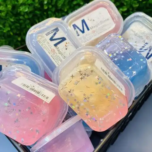 起泡胶拉面起泡胶梦幻星空泥史莱姆 解压神器透泰少女水晶泥m胶超轻