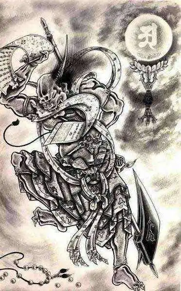 想纹个满背的夜叉纹身有没有懂行的大师帮看看,本人男1990年正月十七